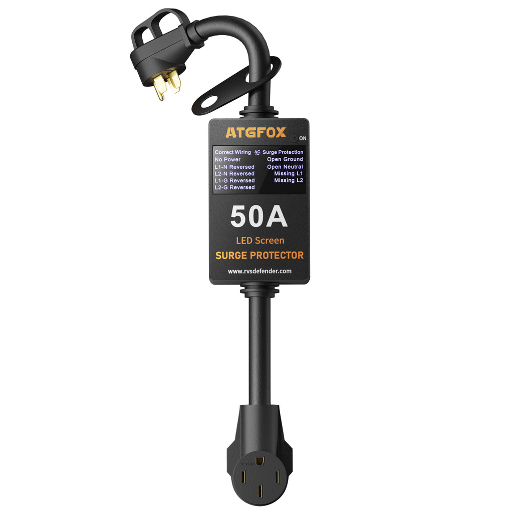 ATGFOX RV Surge Protector 50 Amp